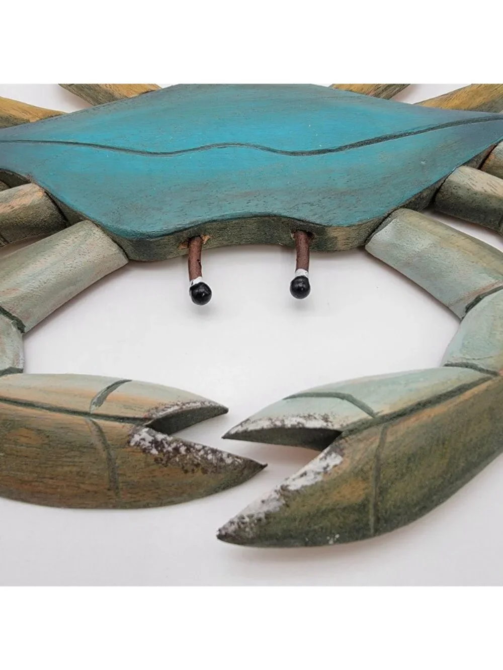 Blue Crab Wood Wall Art Nautical Coastal Decor